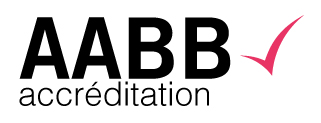 Logo d'accréditation de l'AABB