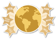 Nuestra acreditación global y distintivos de licencia