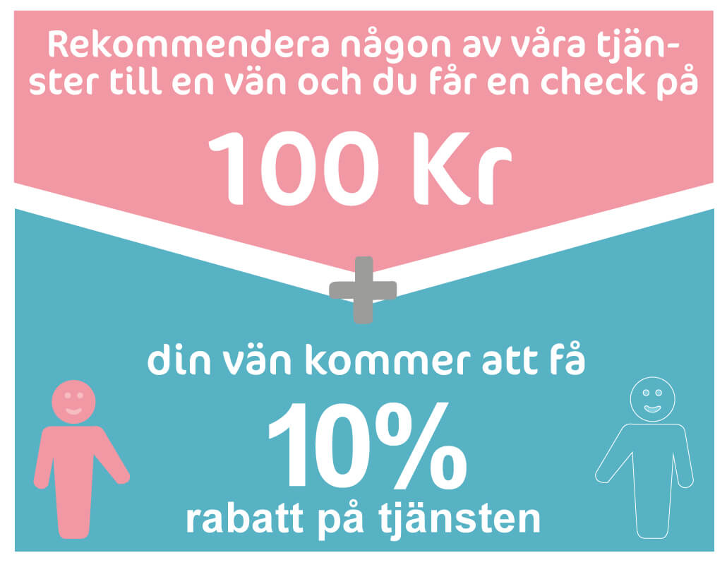 Rekommendera till en vän