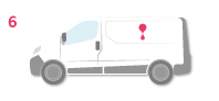 Van with FHBB logo
