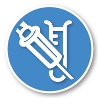 Nidle blu icon