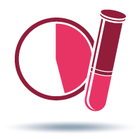 red blood cells in test tube